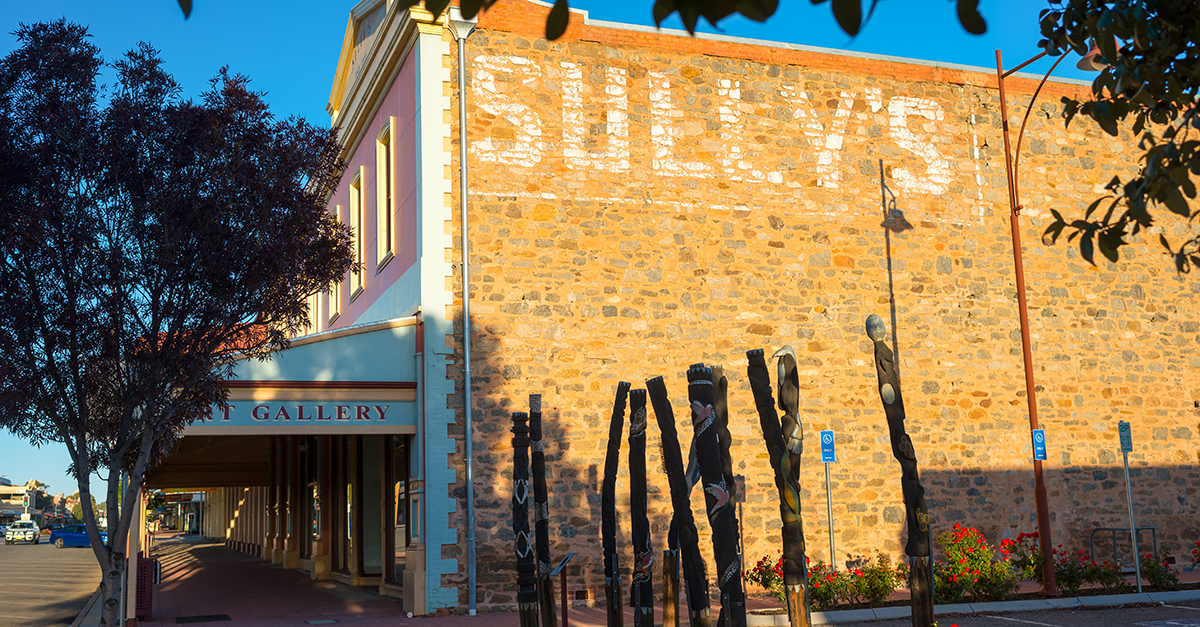 the Sully's wall at the Broken Hill Regional Art Gallery