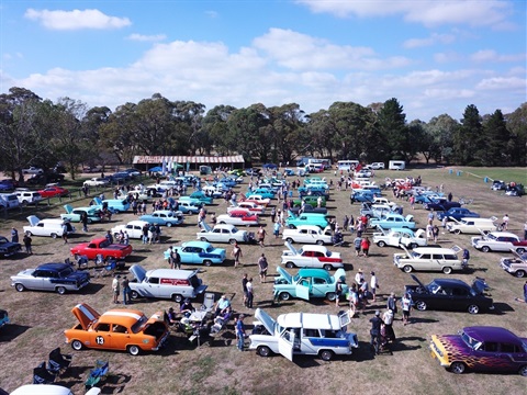 FE and FC Holden Cars on display