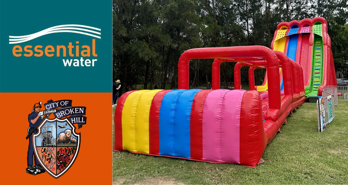 2025 new years even essentiil water and council water slide announcement