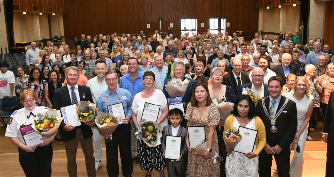 Australia day Award winners group photo from 2025