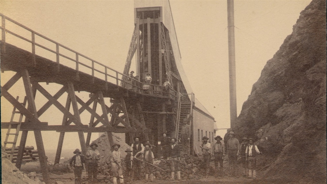 Historical image of Pattersons Shaft BHP Co No 111